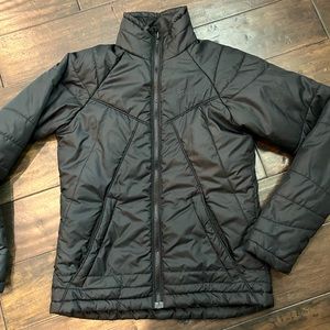 Columbia Women's XS Down Puffer Feather Jacket Omni Heat Interchange Black